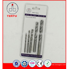 HSS 4241 5pcs drill set with white surface for steel